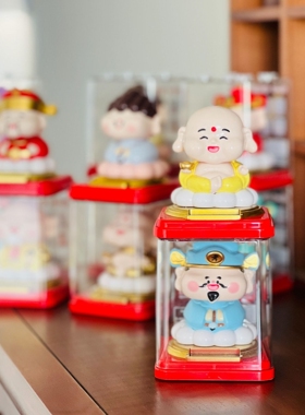 招财弥勒佛自动点头太阳能摆件