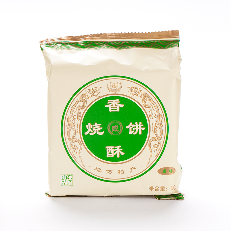 厂家直销 包邮山东周村特产粮乡情缘牌香酥烧饼多味90g*6包套餐