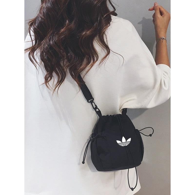 Brand genuine canvas chest bag women's mini