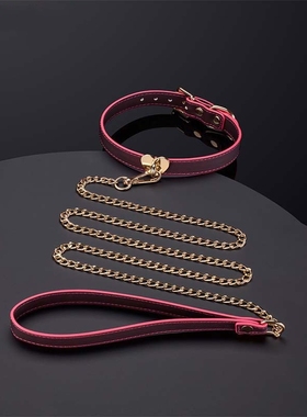 Puppy*温感变色项圈铃铛小骨头choker女爱心牵引情侣项链颈带饰品