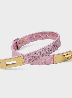 Puppy*真皮牛皮项圈男女抖M项圈套装K8K9外出choker颈带饰品刻字