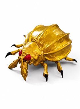 凡人修仙传噬金虫实心鎏金摆件