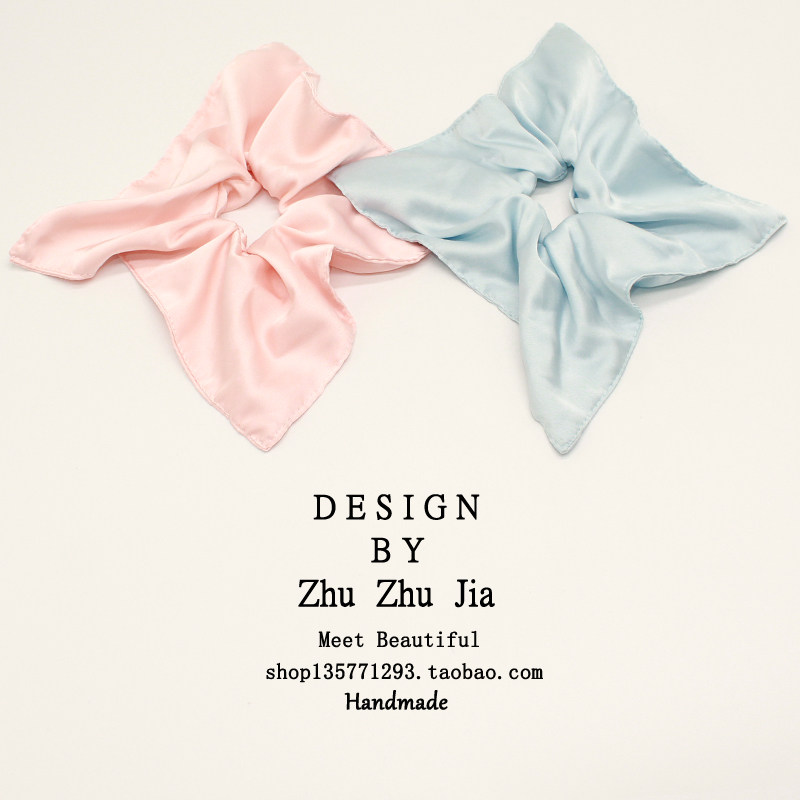 2025新款头绳双层缎面方巾风车发圈复古赫本风发饰头饰头绳大肠圈,淘宝优惠券,粉丝福利购,淘宝优惠卷