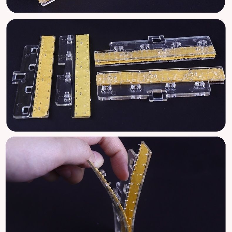 窗帘梦幻夹片固梦幻帘夹子定夹片卷帘片固定片安装吊片配件 - 图1