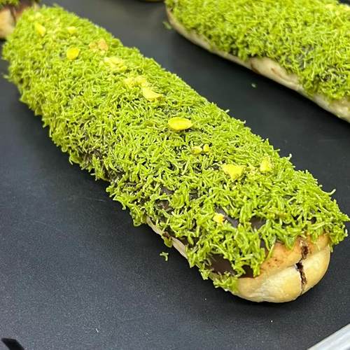 祥口福面包丝迪拜巧克力面丝开心果酱千丝酥蛋糕面包装饰甜品烘焙 - 图0