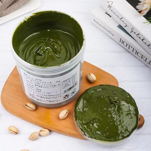 正荣开心果酱无添加烘焙商用果泥蛋糕面包丝原料绿开心果酱旗舰店 - 图1