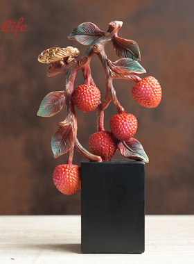 新中式创意摆件名利双收