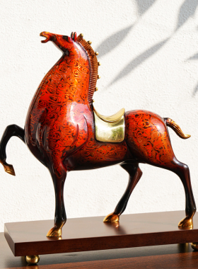 乔迁新居玄关摆件纯铜招财