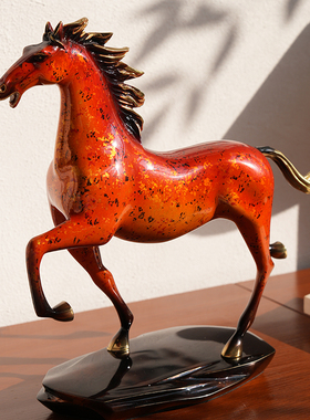 马到成功铜马摆件千里马纯铜客厅