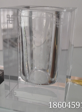 diy模型摆件书房水晶笔筒定制