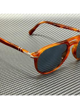 Persol PO3235S 96 56 Terra Di Siena蓝色中性55 mm太阳眼镜