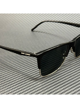 SAINT LAURENT圣罗兰SL 768 002黑色银中性57 mm太阳眼镜