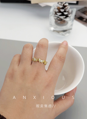 【锆石蝴蝶戒指】【小众设计】