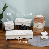 Кошка кошачья мебель Классическая деревянная кошачья таблица кошачья кошка, используемая для увеличения его, может увеличить многоцелевую фарфоровую миску бесплатную доставку