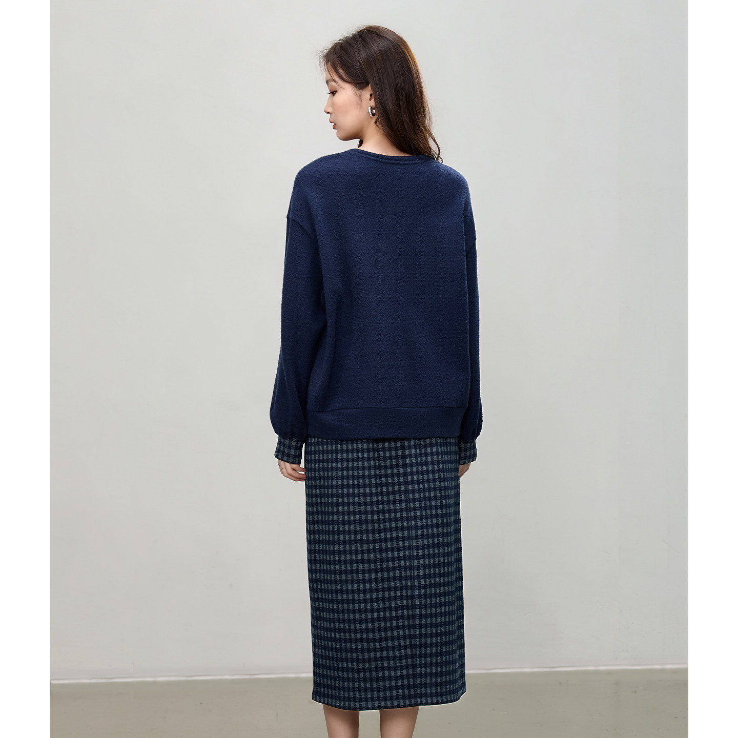 【商场同款】Smen诗萌卫衣半身裙套装2025冬季新款时尚套装女,淘宝优惠券,粉丝福利购,淘宝优惠卷