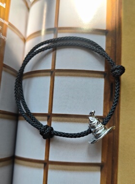 敲个性！霍格沃茨纯银巫师帽手绳