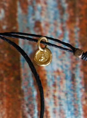 amp japan / Petite Etoile Narrow Wax 925银编制手链 16AC-401