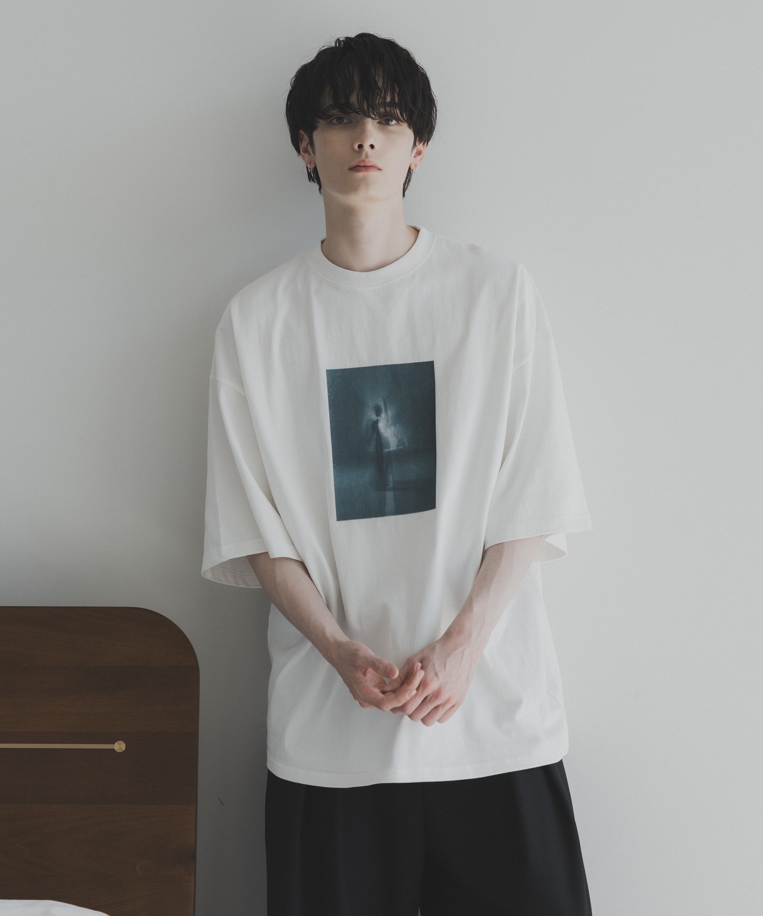 remer loose strange graphic over Tee 印花T恤 RRWUF0723001 - 图0