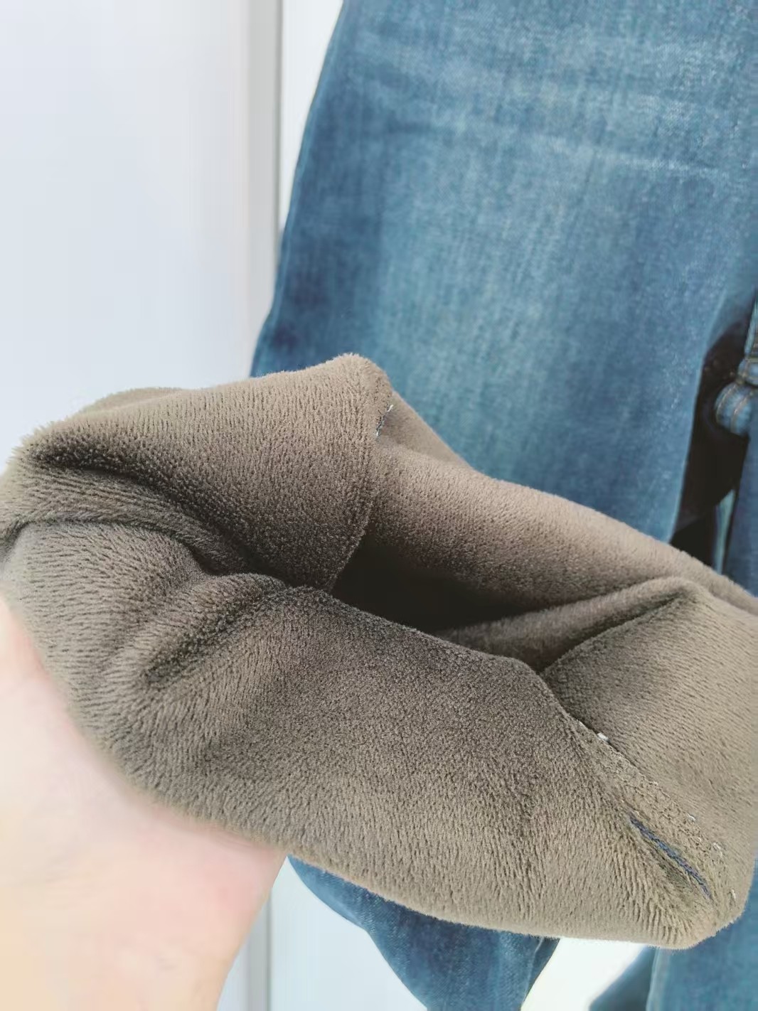 乖一点2026冬新款女装高腰显瘦女宽松百搭复合直筒裤牛仔裤加绒,淘宝优惠券,粉丝福利购,淘宝优惠卷