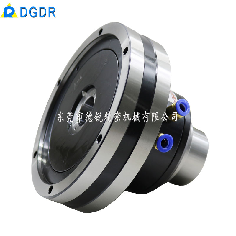 高精度后拉式气动旋转卡盘 小型气动夹头 中空气动回转夹头夹具,淘宝优惠券,粉丝福利购,淘宝优惠卷