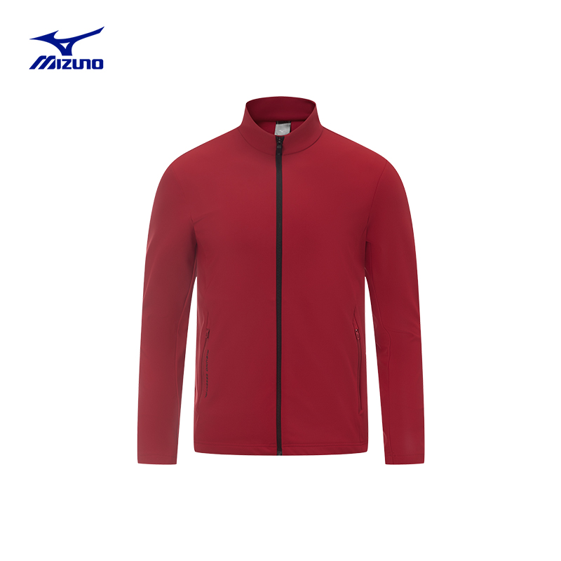 Mizuno美津浓25秋冬新款男子纯色合体拉链立领夹克K2CC51A1 - 图0