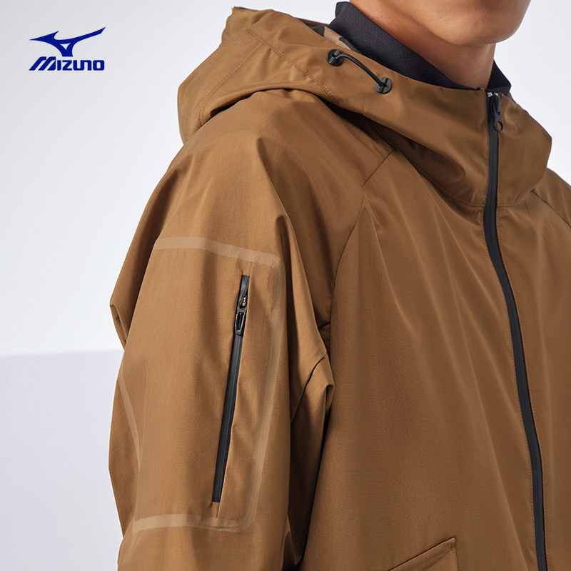 mizuno男士migrant舒适运动开衫 美津浓运动茄克/外套