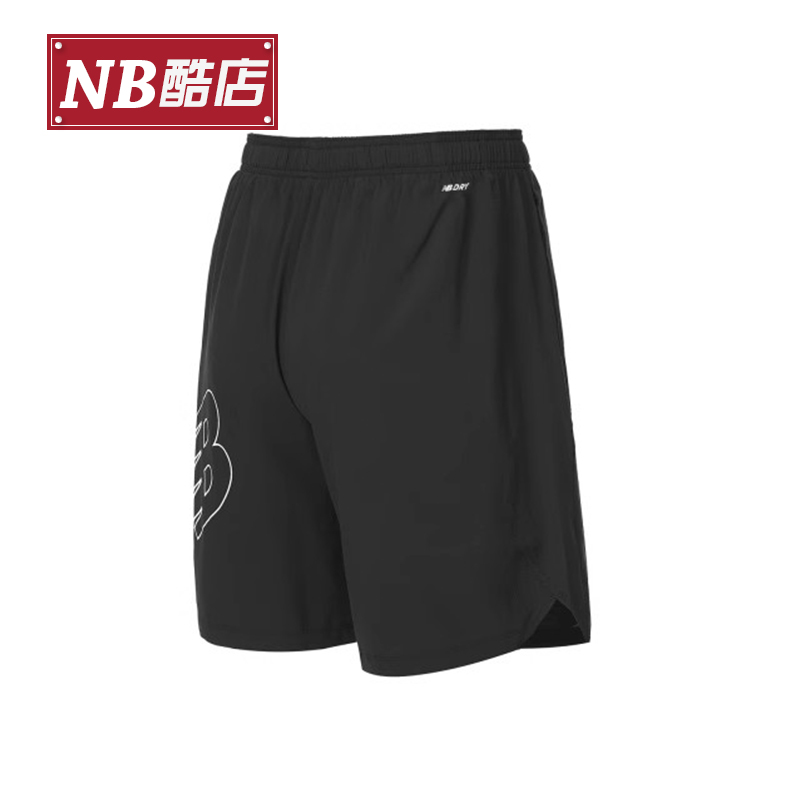 New Balance NB正品奥莱特价清仓男夏季梭织跑步训练健身运动短裤