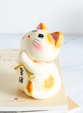 日本进口SUNART招财猫存钱罐