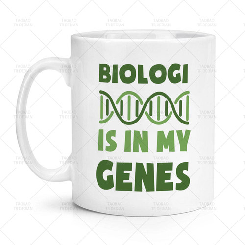 Biologi Is in My Genes 基因DNA马克杯 咖啡陶瓷喝水杯杯子 - 图2