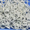 Longciyuan jadeite ring source direct sales ice waxy white background green ring men and women ring optional