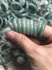 Longciyuan Jadeite A Grade Blue Water Large Ring Full Green Ring Buddha Beads Running Ring Men’s and Women’s Jade Ring
