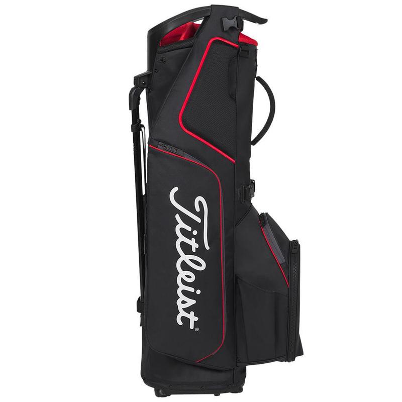 Titleist男士高尔夫球包可站立便携设计多口袋支撑杆黑色灰色 - 图1