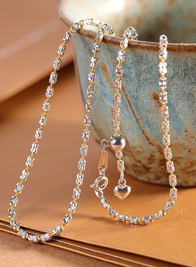 925纯银饰品可抽拉万能链项链