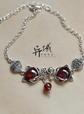 小狐狸手链泰银925纯银