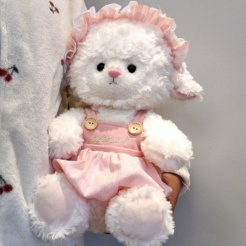 可爱安抚小羊玩偶公仔毛绒玩具睡觉抱枕送女朋友闺蜜儿童生日礼物,淘宝优惠券,粉丝福利购,淘宝优惠卷