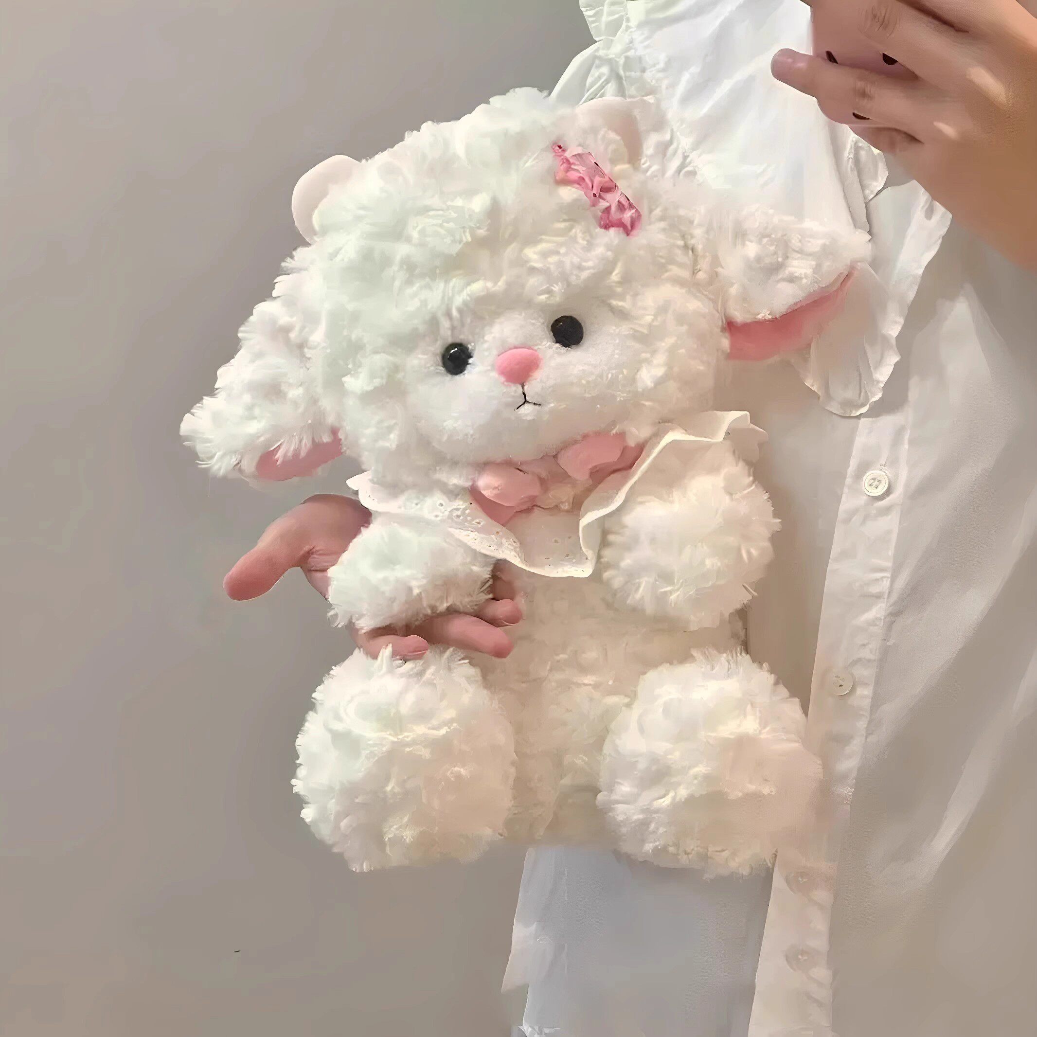 可爱安抚小羊玩偶公仔毛绒玩具睡觉抱枕送女朋友闺蜜儿童生日礼物,淘宝优惠券,粉丝福利购,淘宝优惠卷