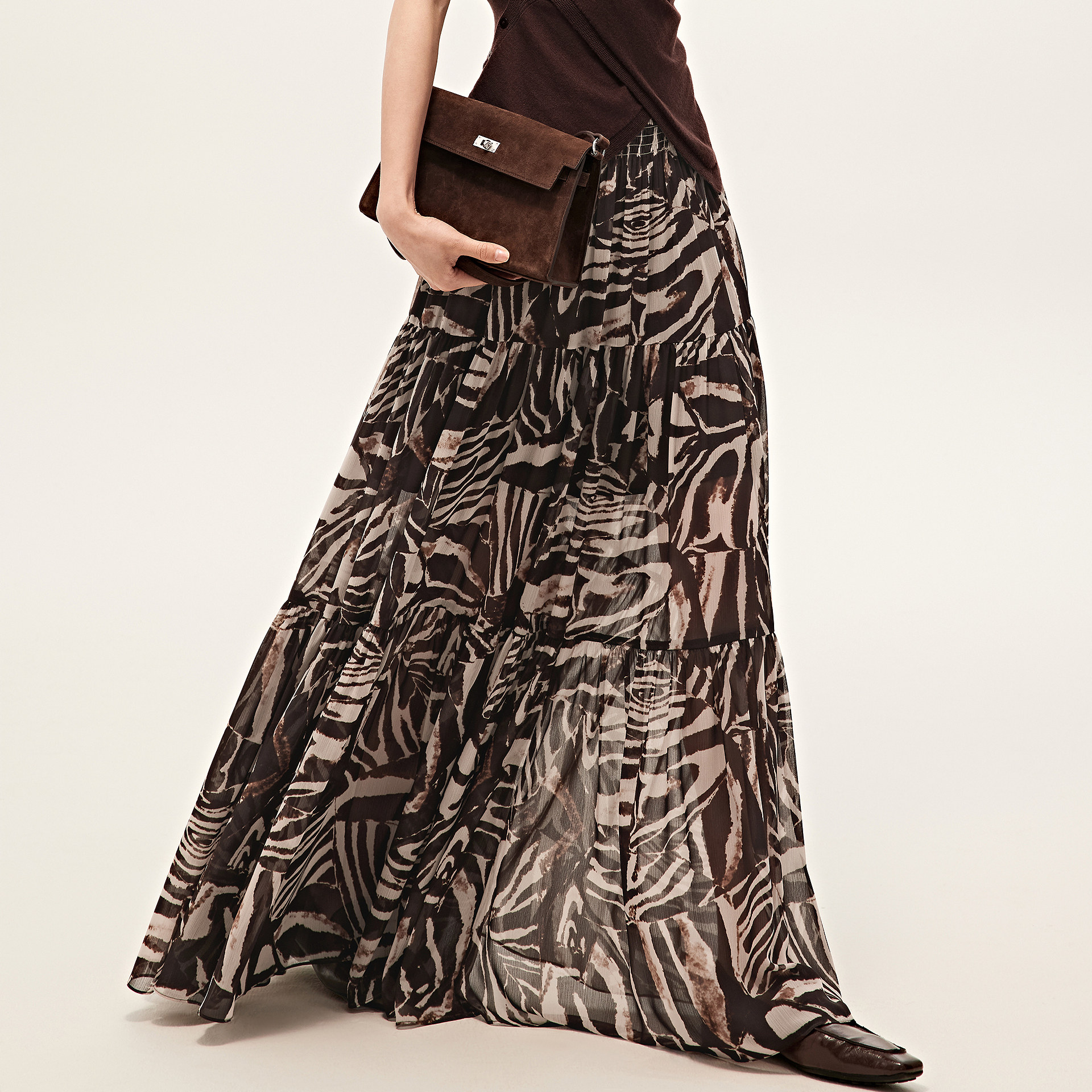 【商场同款】Y.SING衣香丽影2025秋咖色印花半身裙150713104,淘宝优惠券,粉丝福利购,淘宝优惠卷