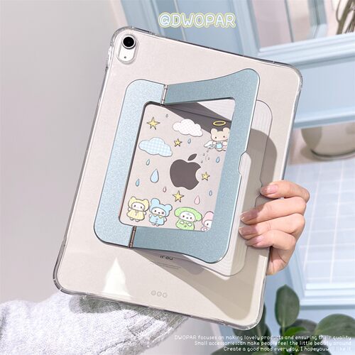 亚克力支点壳ipad保护壳适用ipadpro保护套air8硬壳air7/6/5/4苹果平板10/11代外壳13寸pad无笔槽mini7 - 图0