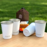 Кемпинг -пикник из нержавеющей стали складная водяная чашка кофейная чашка на открытом воздухе для кемпинга