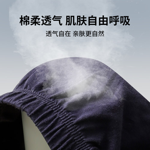 七匹狼男士纯棉三角内裤男款抗菌全棉底裤中老年人透气短裤头薄款 - 图2