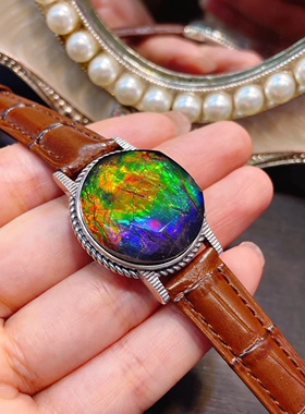 加拿大斑彩石手镯