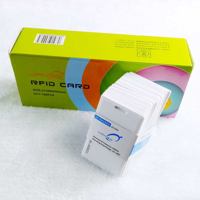 Dahua Mango ID thick card MANGO key card ID proximity card radio frequency card white card IC access card ID attendance card