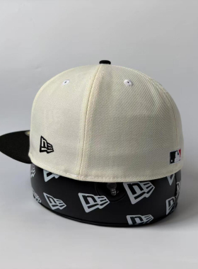 New Era 纽亦华 MLB纽约扬基队59FIFTY全封闭棒球帽子 平檐纪念款