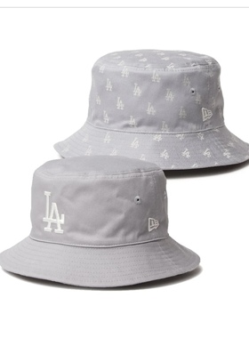 New Era/纽亦华 MLB 双面戴 走边帽 盆帽 筒帽 渔夫帽子 提花logo