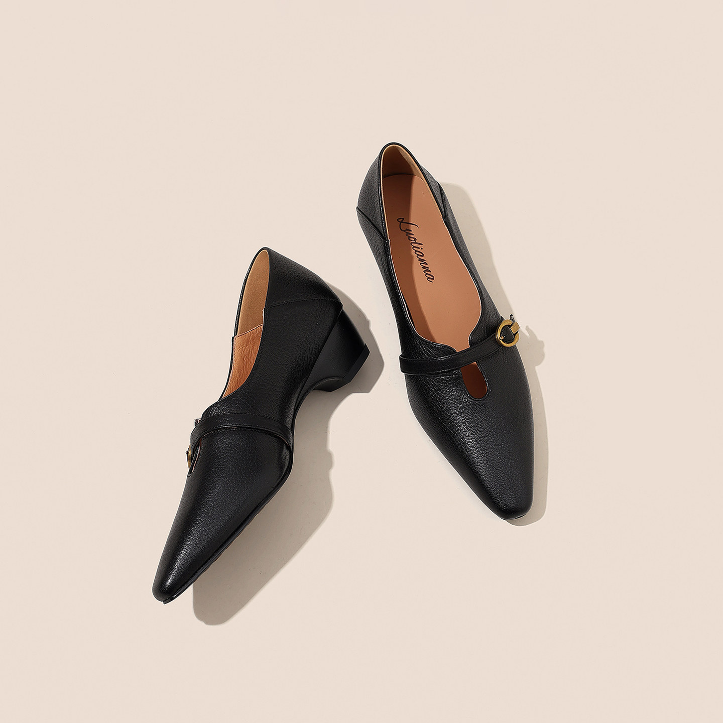 优雅尖头柔软小羊皮玛丽珍鞋女中跟真皮软底通勤小皮鞋深口单鞋女,淘宝优惠券,粉丝福利购,淘宝优惠卷