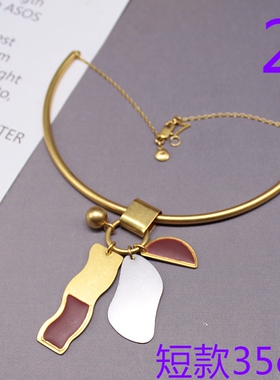 欧美y单m家超美复古款镀真金石头