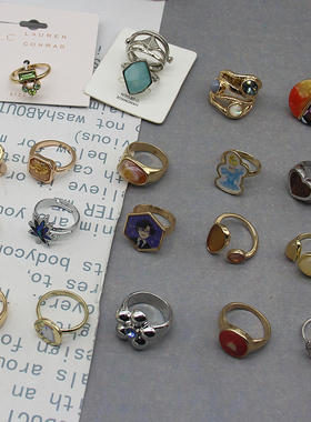 欧美日本款小号多戒指