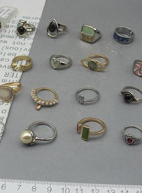 Y单出口尾货欧美复古戒指