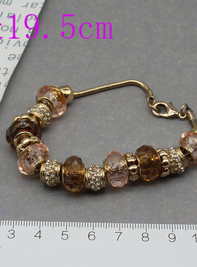 欧美夸张简约珠珠石头手链手镯