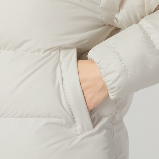 Nike/耐克女外套冬季新款面包服防风保暖连帽运动棉服 FD8291-104